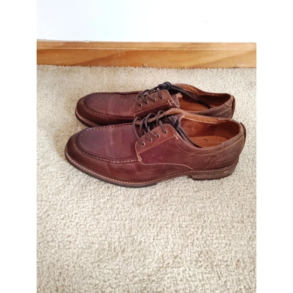 Florsheim‎ Midtown Plain Toe Oxford 14349‑215 Brown Leather Ortholite Men's 11.5